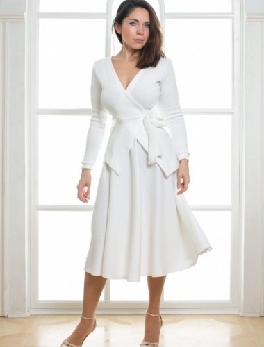 Трикотажний костюм Milk White - Интернет-магазин одежды "Milkiss"